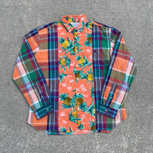 Pineapple Plaid Polo Ralph Lauren Rework