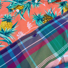 Pineapple Plaid Polo Ralph Lauren Rework