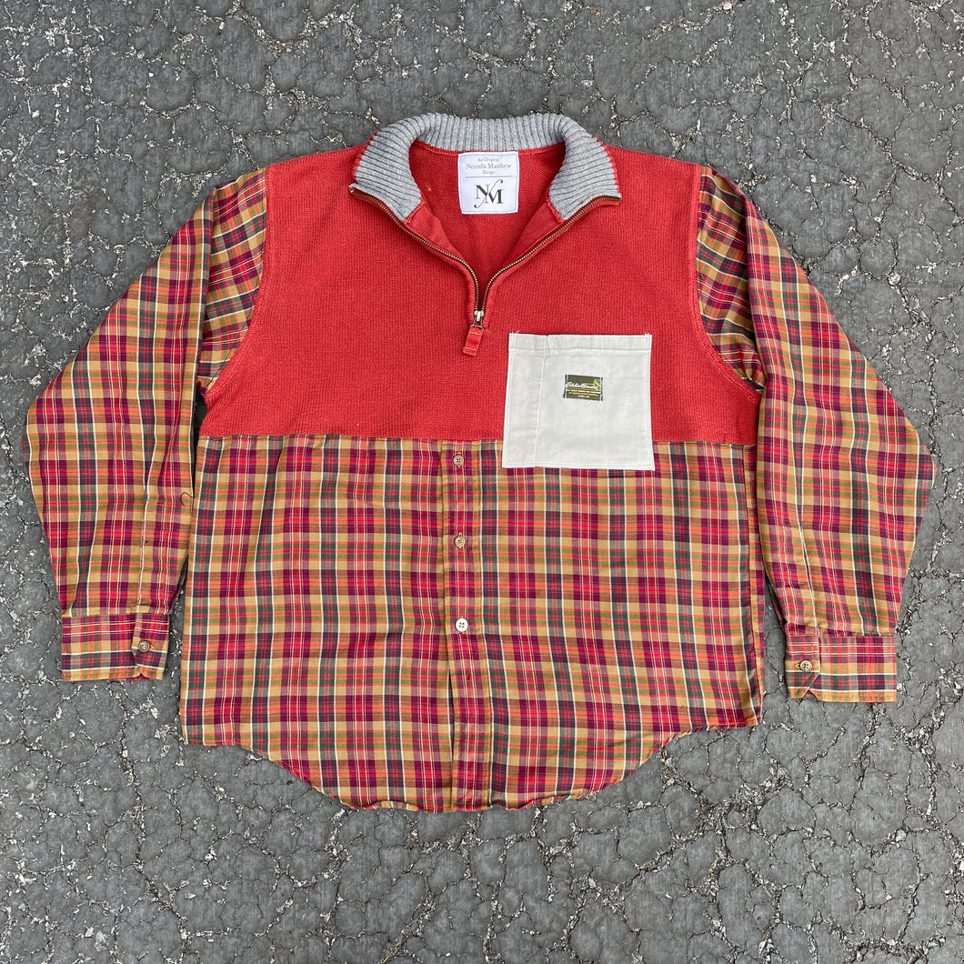 Eddie B Kilted Quarter-Zip Long Sleeve