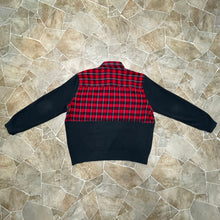 Fire and Ice Crop Top Flannel Sweater