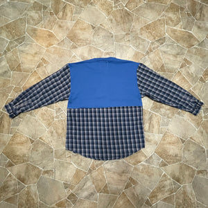 "Born to Run" Kilted Crewneck Sweater Flannel