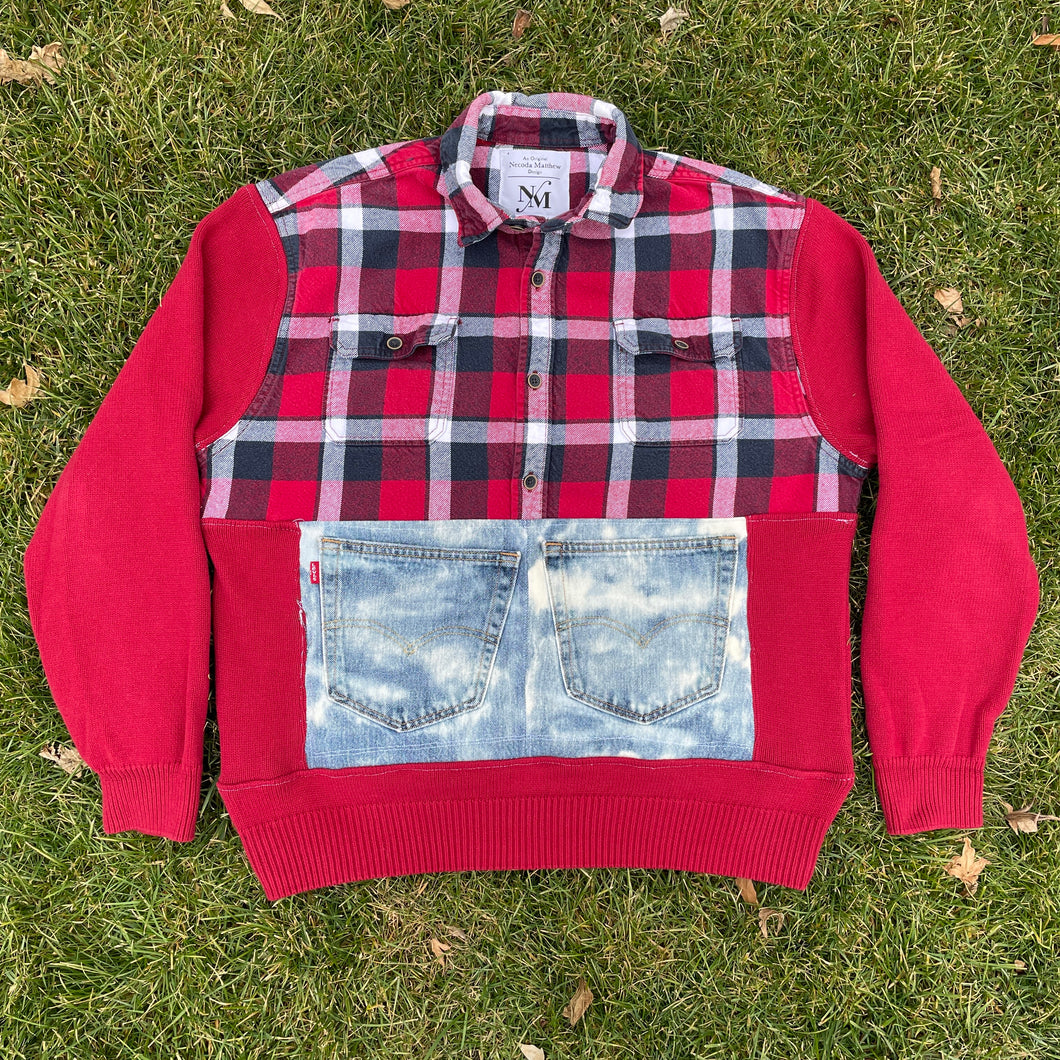 American Dream Flannel Utility Sweater