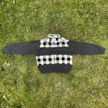 Chopped and Cropped Flannel Sweater