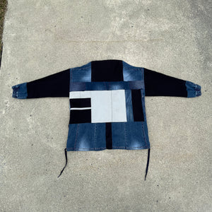 Denim Reimagined Throw-Over Jacket