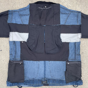 Denim Reimagined Throw-Over Jacket