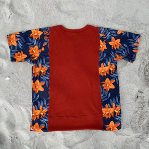 Sunset Orange Loungewear Hawaiian