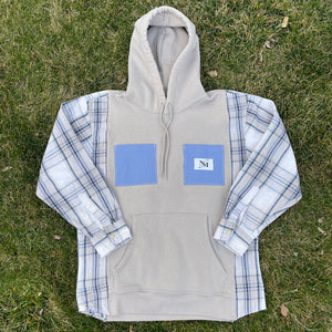 Chaps Plaid Hoodie Hybrid