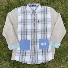 Chaps Plaid Sweatshirt Hybrid