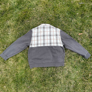 Functional Flannel Hybrid Crop Top