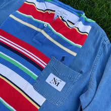 Color Coded Denim Polo Hybrid